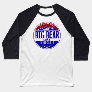 BIG BEAR LAKE CALIFORNIA MOUNTAINS BOATING SKIING HIKING Baseball T-Shirt